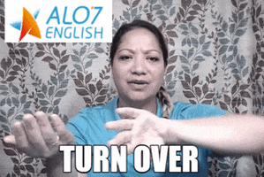 turn over total physical response GIF by ALO7.com