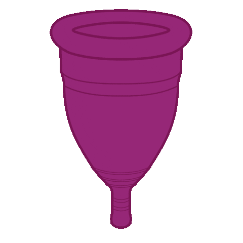 GenialDay cup period menstruation pads Sticker