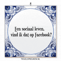 Facebook Spreuk GIF by Tegelspreuken.nl