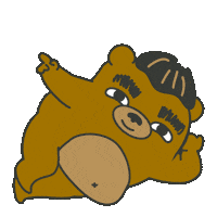 Point Finger Sticker by Dinest