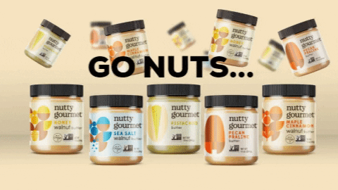 nutty-gourmet giphygifmaker food excited healthy GIF