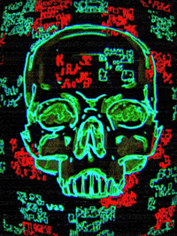 Mental Health Skull GIF by Stoner Stick People