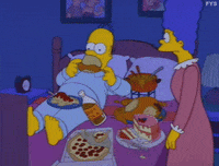 The Simpsons Food GIF
