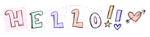 Letters Hello Sticker by Kia Creates