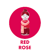 Red Rose Sister Sticker by Benetton Perfumes