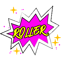 Rollerskate Rollergirl Sticker