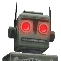 Lurpiv 80s robot skateboard sweden Sticker