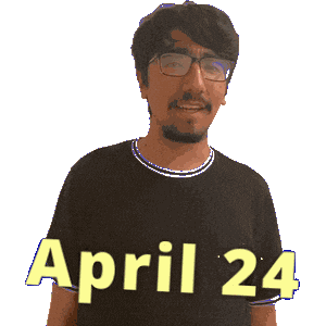 April 24 Sticker