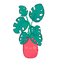 Eonhex palm cute plant ouokii eonhex Sticker