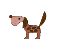GRIFFOGRAPHE dog content happy dog chien Sticker