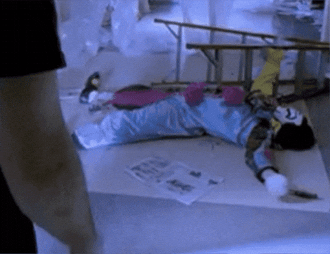 dracoenator giphygifmaker punch buffy xander GIF