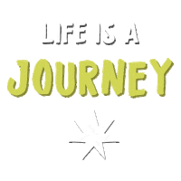 Life Is A Journey Sticker by St. Anne's School