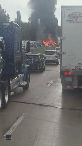Fiery Multi-Vehicle Crash Kills at Least Three in Central Arkansas