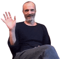 Fran Healy Goodbye Sticker by Travis