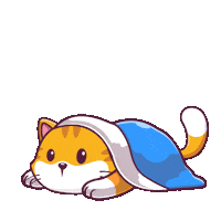 Good Night Sleeping Sticker by CATECOIN