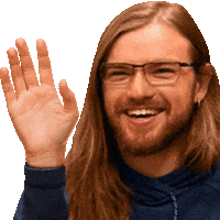 AgainsttheOddsDE hello wave hallo winken Sticker