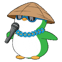 Penguin Sing Sticker by Pudgy Penguins