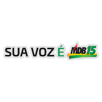 MDBNacional 15 mdb mdb15 filiar Sticker