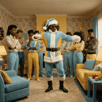 Merry Christmas Dancing GIF by Jukebox Saints