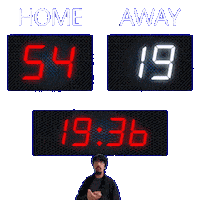 19 Away Sticker