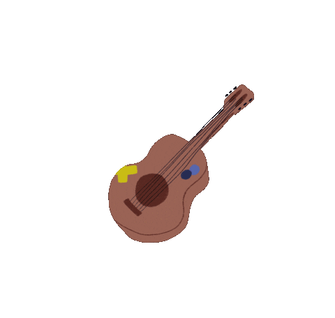 hellagnst giphyupload cake guitar watercolor Sticker