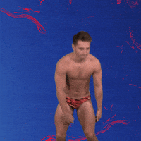 Diving Swimming GIF by SMU Mustangs