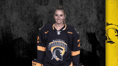 University Of Waterloo Hockey GIF by Waterloo Warriors