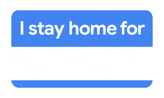Stay Home Sticker by Google