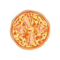 pizzaforte pizzaforte pizza forte ahogyteszereted Sticker