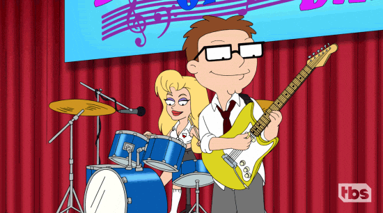 Tbs Network Guitar GIF by American Dad