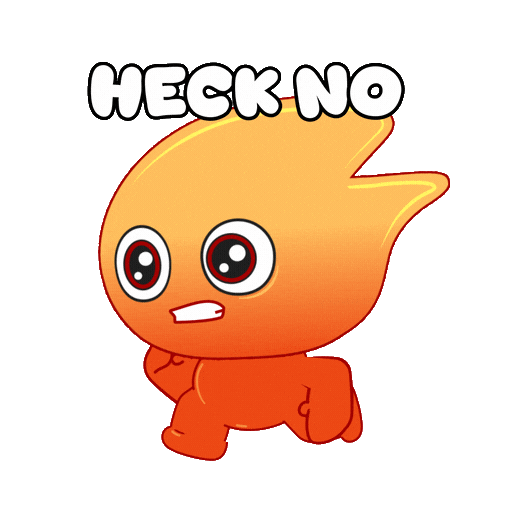 Run Away No Way Sticker by Playember