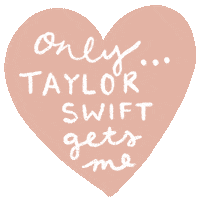 dearwritten music heart pink taylor swift Sticker