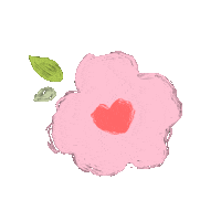 Plum_Mel love flower fleur optimisme Sticker