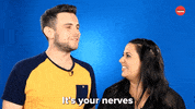 Nervous Girlfriend GIF by BuzzFeed