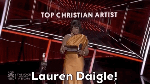 Lauren Daigle GIF by Billboard Music Awards
