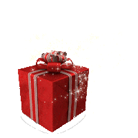 atlastevents christmas sparkle glitter present Sticker