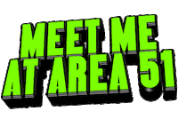 area 51 text Sticker