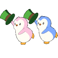 St Patricks Day Penguin Sticker by Pudgy Penguins