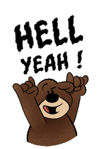 Badass Teddybear Sticker