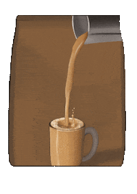 Coffee Tea Sticker