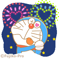 New Year Love Sticker by Doraemon