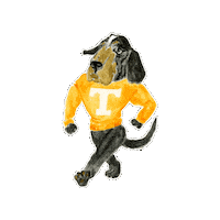 Tennessee Football Vols Sticker by Rebecca Powell