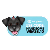 Handsome Weasel Sticker by zoopeez