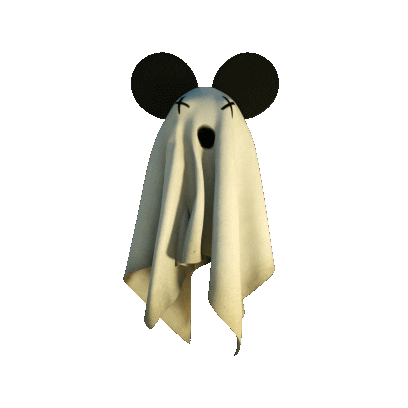 3D Ghost Sticker by deadmau5