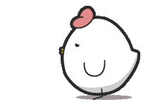 Tired Sticker Sticker by Black and white chickens