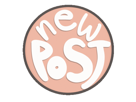 New Post Pink Sticker