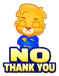 Disagree No Way Sticker by Lucas and Friends by RV AppStudios