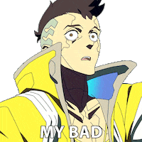 Im Sorry David Martinez Sticker by Cyberpunk: Edgerunners