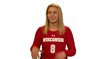 Wisconsin Volleyball What Sticker by Wisconsin Badgers
