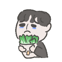 Sad Face Sticker